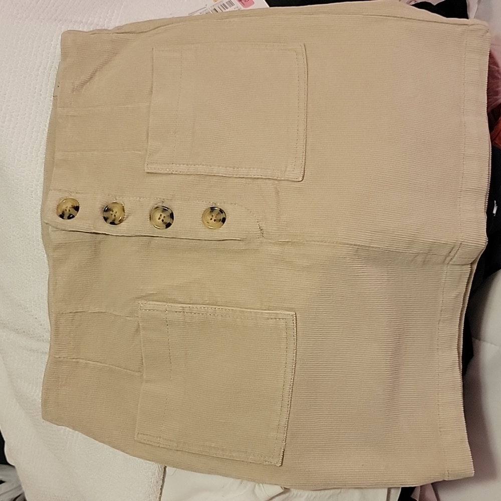Corduroy Mini skirt